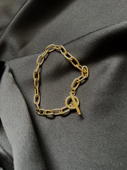 Chunky lock armbånd