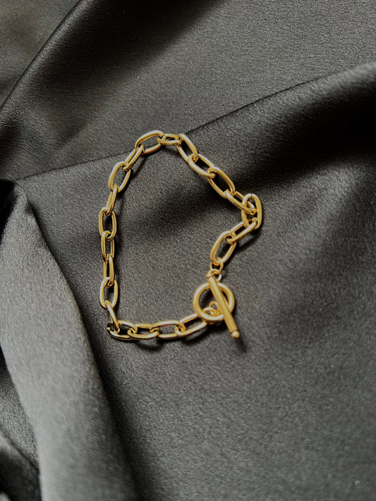 Chunky lock armbånd